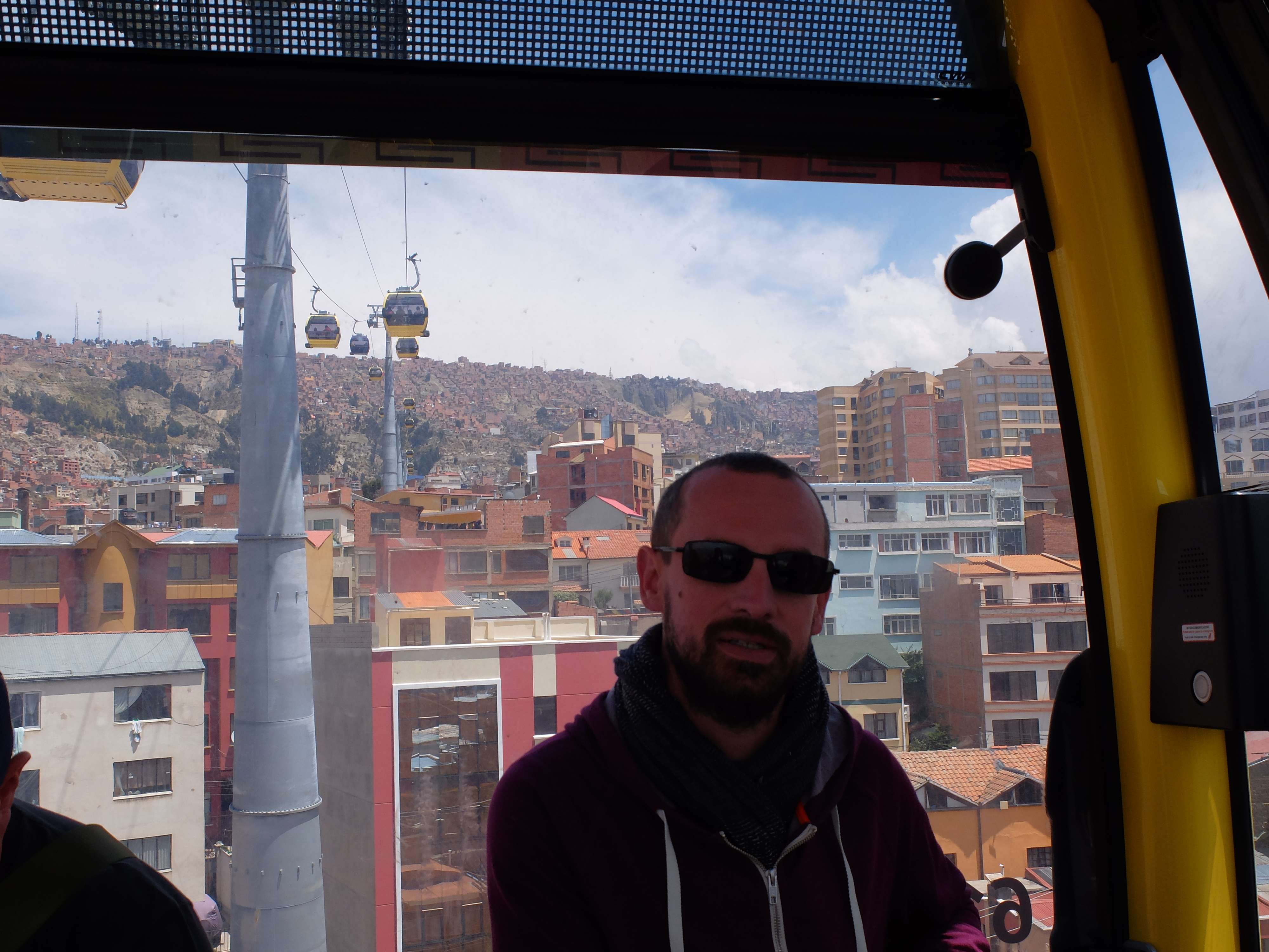 La Paz, dans le téléphérique