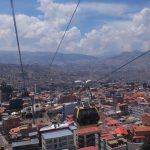 La Paz, dans le téléphérique